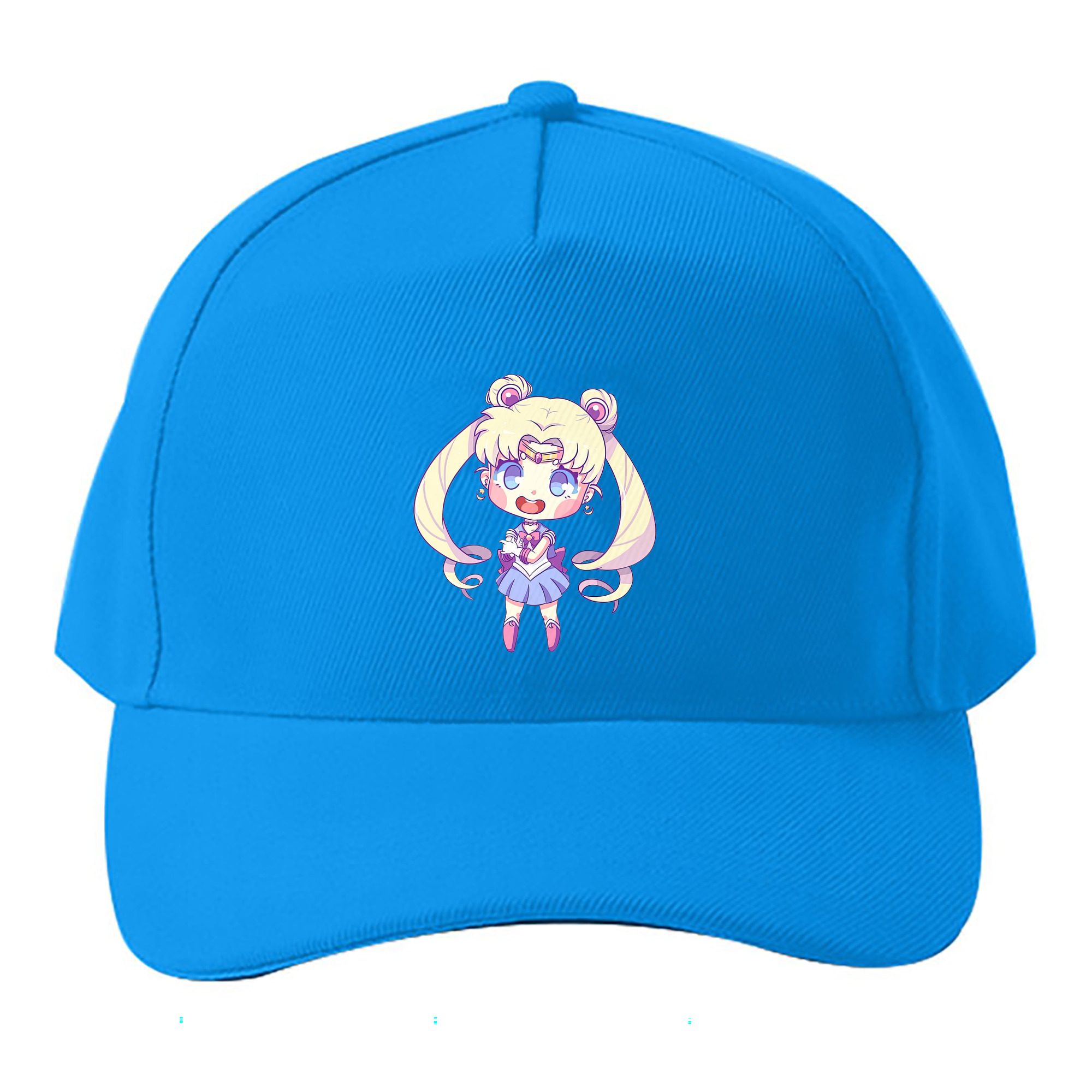 （画像用） 美少女戦士セーラームーン 月野 うさぎ つきの うさぎ Sailor Moon Tsukino Usagi ベースボールキャップ 綿100％ 男女兼用 帽子 スポーツ
